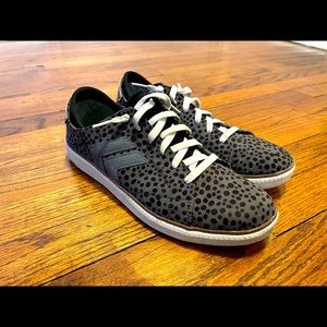 Dr. Scholls Animal Print Lace Up Slip On Sneakers